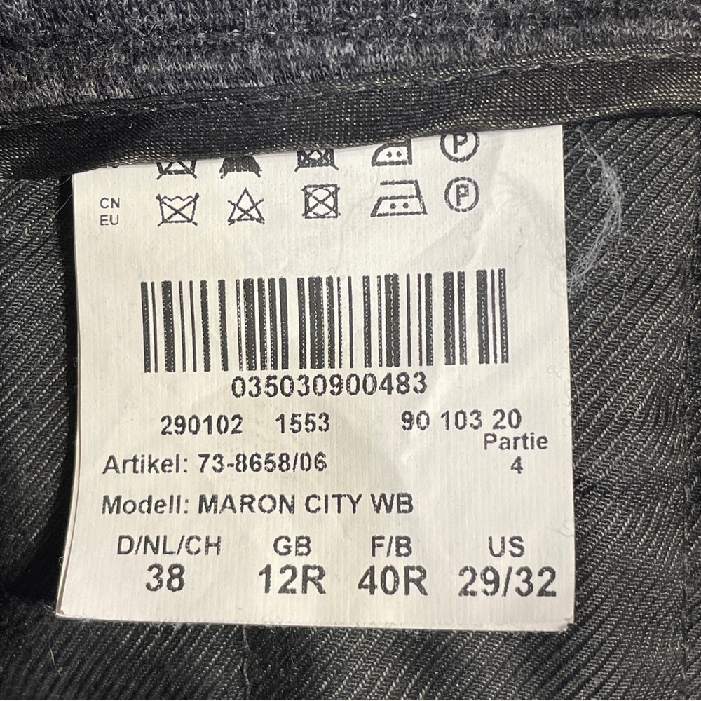 Brax Wool Dress Pants Women's 29 x 32 Black Gray - Picture 3 of 11